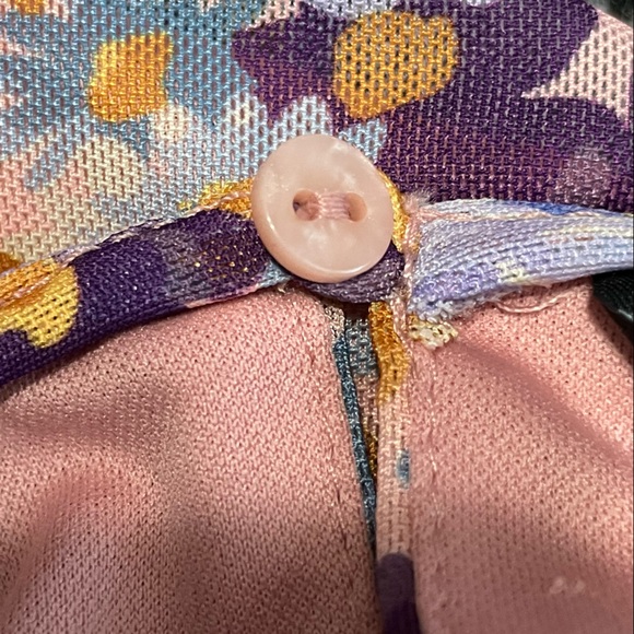 Sold- Zara Draped Floral Print Dress - Picture 8 of 9